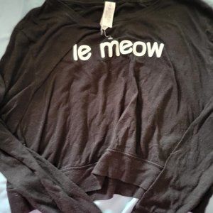 Le Meow sleep top